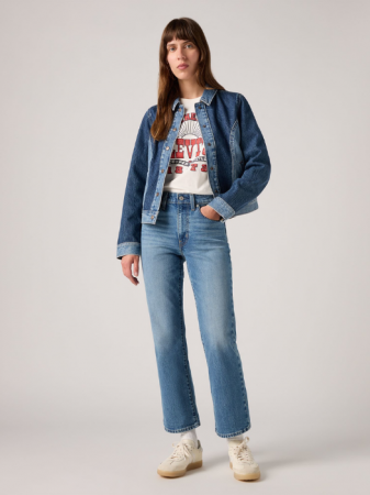 Levi's Blugi Albastri 725 Kick Boot Femei [4]
