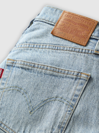 Levi's Blugi Albastri Deschisi 501 Curve Straight Femei [6]