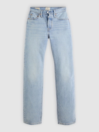 Levi's Blugi Albastri Deschisi 501 Curve Straight Femei [7]