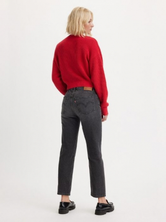Levi's Женские Джинсы Тёмные Серые 501 CROP Straight [1]