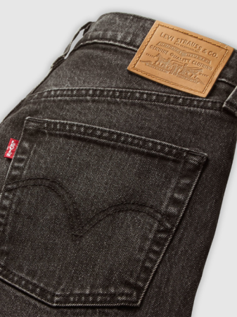 Levi's Blugi Gri Inchis RIBCAGE Straight Femei [5]