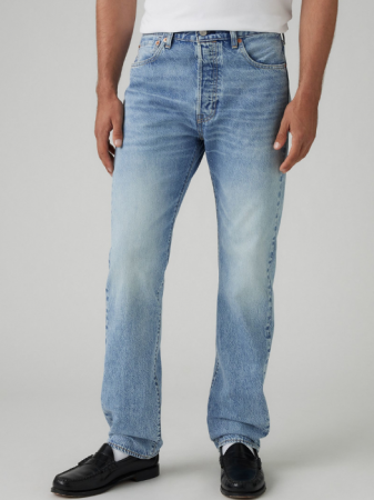 Levi's Blugi Albastri Deschisi 501 Regular Barbati [3]