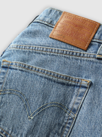 Levi's Blugi Albastri 501 Curve Straight Femei [6]