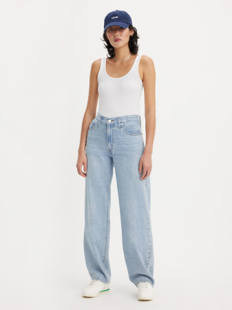 Loose - Levi's Blugi Albastri Deschisi Baggy Dad Baggy Dad Femei