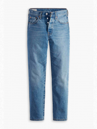 Levi's Blugi Albastri 501 CROP Straight Femei [1]