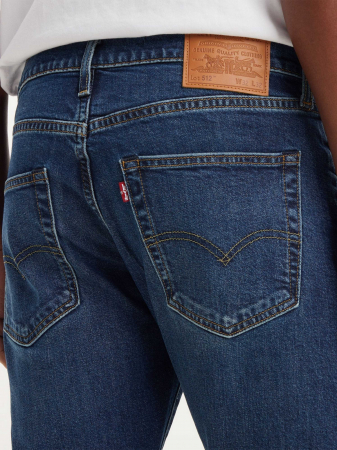 Levi's Мужские Джинсы Темно-Синие 512 Slim Tapered [3]