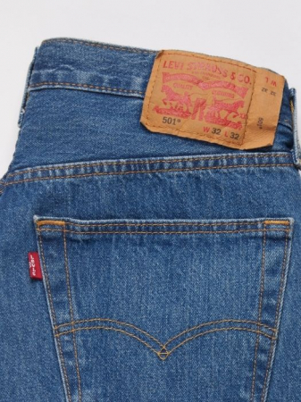 Levi's Blugi Albastri Deschisi 501 Regular Barbati [2]