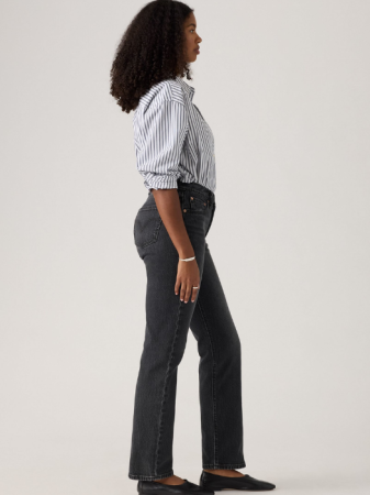 Levi's Blugi Gri Inchis 501 Curve Straight Femei [1]