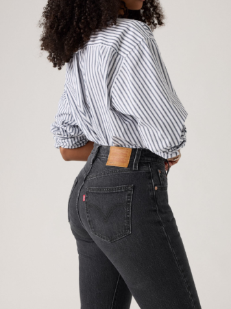 Levi's Blugi Gri Inchis 501 Curve Straight Femei [4]