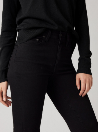 Levi's Blugi Negri 724 Straight Femei [4]