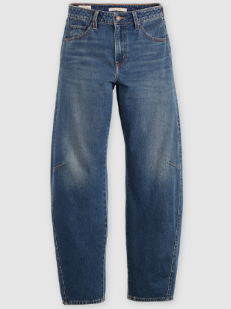 Levi's Blugi Navy Baggy Dad Barrel Barrel Femei [6]