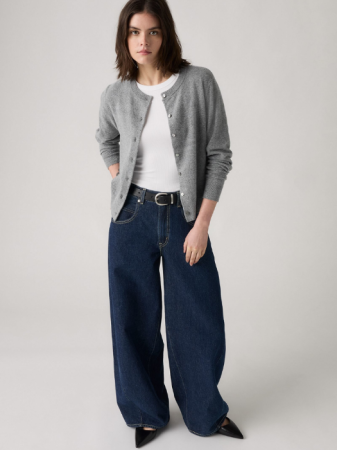 Levi's Blugi Indigo Super Baggy Barrel Barrel Femei [3]