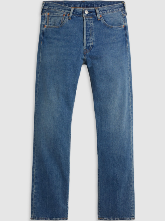 Levi's Blugi Albastri 501 Regular Barbati [5]
