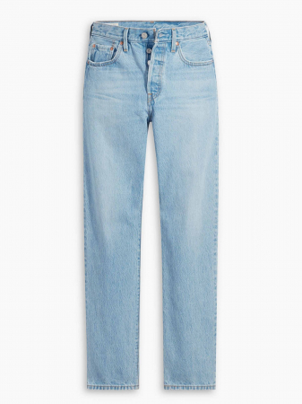 Levi's Blugi Albastri Deschisi 501 Straight Femei [5]