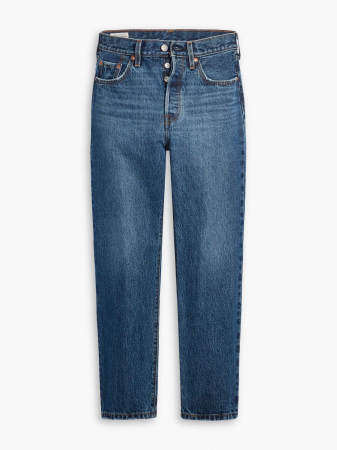 Levi's Blugi Albastri 501 CROP Straight Femei [3]