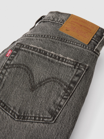 Levi's Blugi Gri Inchis 501 Straight Femei [5]