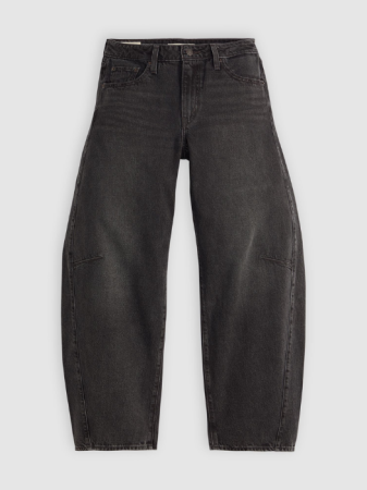 Levi's Blugi Gri Inchis Baggy Dad Barrel Barrel Femei [6]