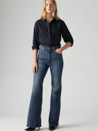 Levi's Blugi Albastri RIBCAGE BELL Ribcage Femei [3]
