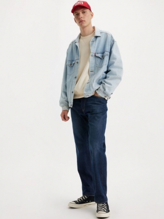 Levi's Мужские Джинсы Темно-Синие 501 slim taper Slim Taper [4]