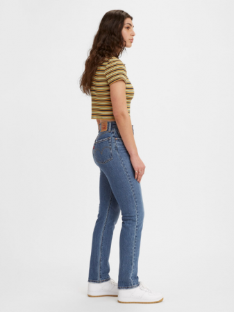 Levi's Женские Джинсы Синие 501 Straight [4]
