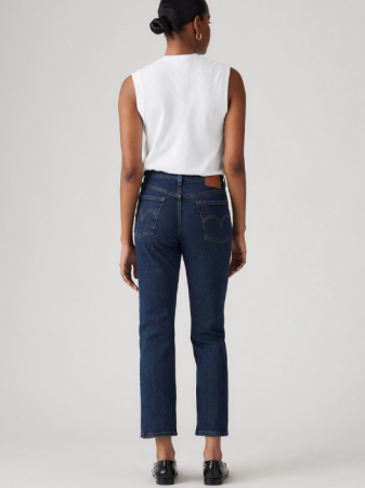 Levi's Blugi Navy 501 CROP Straight Femei [2]