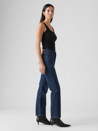 Levi's Женские Джинсы Темно-Синие 501 Straight [2]