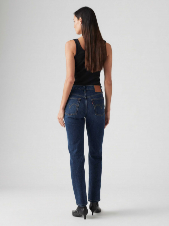 Levi's Женские Джинсы Темно-Синие 501 Straight [1]