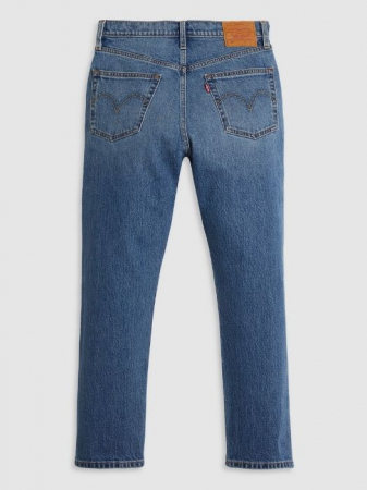 Levi's Blugi Albastri 501 CROP Straight Femei [6]