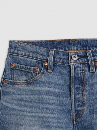 Levi's Blugi Albastri 501 CROP Straight Femei [7]