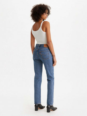 Levi's Женские Джинсы Синие 501 Straight [1]