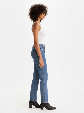 Levi's Женские Джинсы Синие 501 Straight [2]