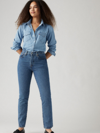 FEMEI - Levi's Blugi Albastri 501 Straight Femei
