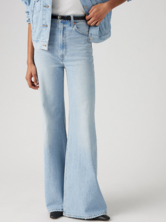 Levi's Blugi Albastri Deschisi RIBCAGE BELL Ribcage Femei [4]