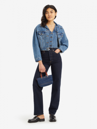 Levi's Blugi Indigo Ribcage Full Length Ribcage Femei [3]