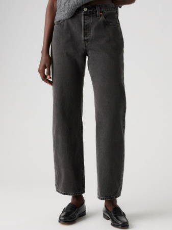 Levi's Blugi Gri Inchis 501 Straight Femei [1]