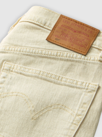 Levi's Blugi Verde Masliniu 501 CROP Straight Femei [5]