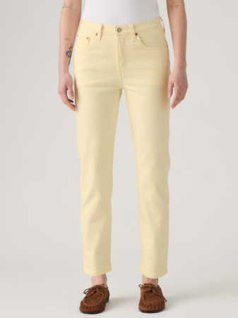 Levi's Blugi Verde Masliniu 501 CROP Straight Femei [2]