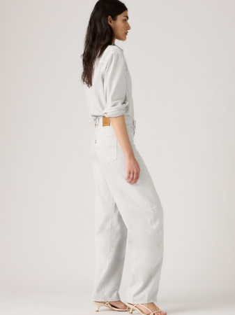 Levi's Blugi Gri Deschis Baggy Dad Barrel Barrel Femei [1]