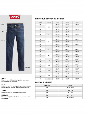 Levi's Мужские Джинсы Тёмные Серые 512 Slim Taper [5]