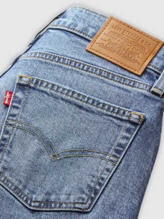 Levi's Blugi Albastri 728 Slim Femei [4]