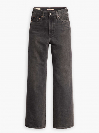 Levi's Blugi Gri Inchis Ribcage Wide Leg Ribcage Femei [5]