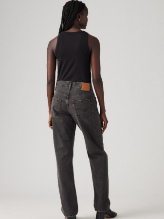 Levi's Женские Джинсы Тёмные Серые 501 Straight [2]