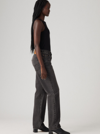 Levi's Женские Джинсы Тёмные Серые 501 Straight [1]