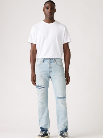 BARBATI - Levi's Blugi Albastri Deschisi 501 Regular Barbati