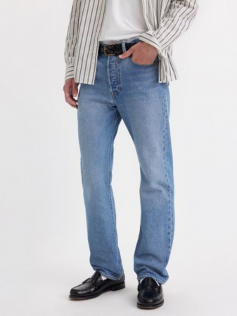 Levi's Blugi Albastri 501 Regular Barbati [3]