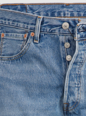 Levi's Blugi Albastri Deschisi 501 93 Straight Barbati [4]
