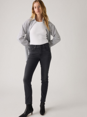 Levi's Blugi Gri Inchis 724 Straight Femei [1]