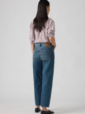 Levi's Blugi Navy 501 Straight Femei [3]