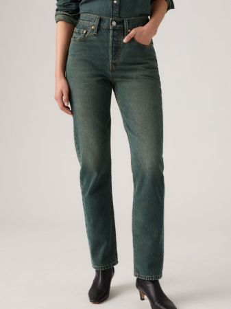 Levi's Blugi Navy 501 Straight Femei [4]