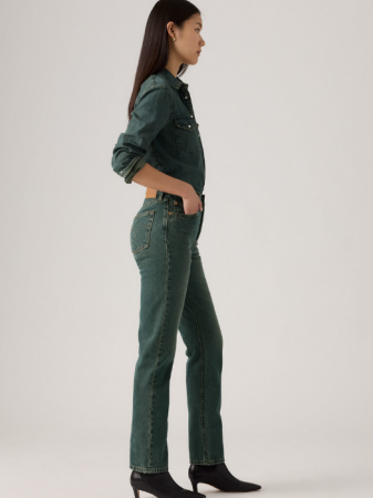 Levi's Blugi Navy 501 Straight Femei [1]